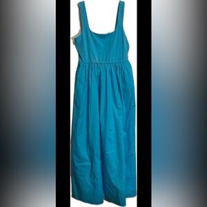 Cynthia Rowley Blue Knit Dress Women’s Small Aqua Blue Sheath Maxi Sleeveless